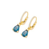 18kt Gold "Iris" Wire earring