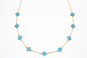 Clover Turquoise Necklace