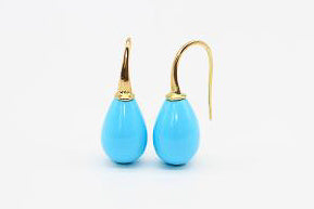 Turquoise Vela Drop Earring